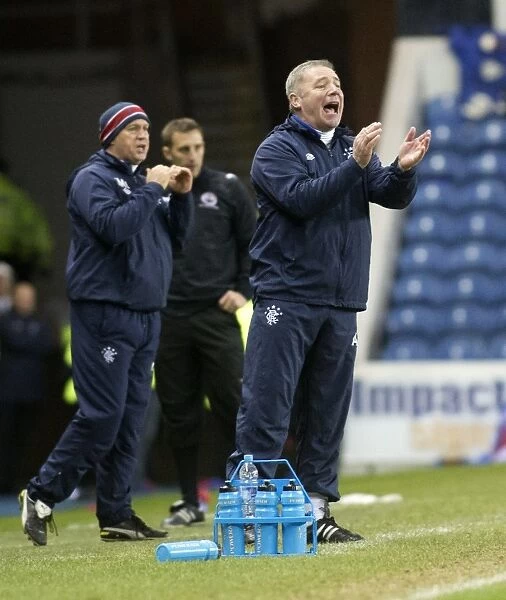 Rangers 2-0 Stirling Albion: Ally McCoist and Team Celebrate at Ibrox Stadium
