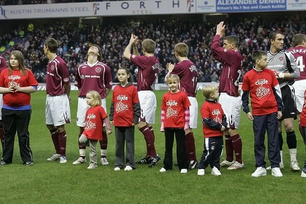 Rangers 2-1 Victory over Hearts: Joyful Cash for Kids Mascots Celebrate at Ibrox