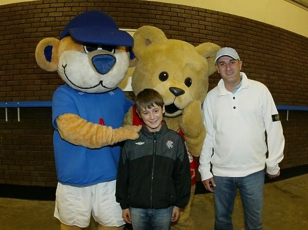 Rangers 2-1 Victory over Newcastle: A Delightful Celebration with Rangers Broxi Bear and Hamleys Bear and Kids at Ibrox