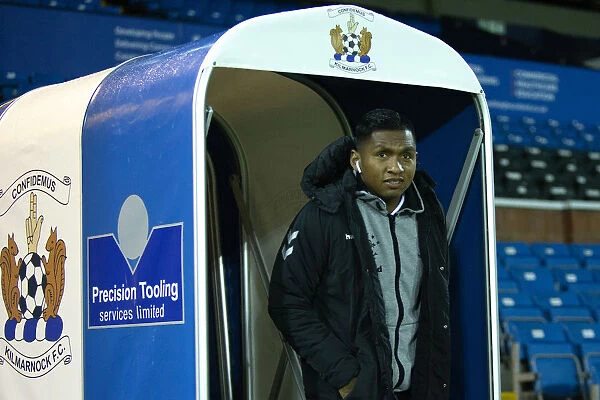 Rangers Alfredo Morelos Arrives at Rugby Park Ahead of Scottish Premiership Clash