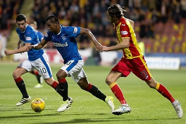 Rangers Alfredo Morelos Charges Forward in Betfred Cup Quarterfinal Showdown against Partick Thistle