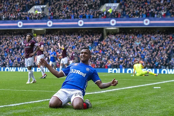 Rangers Alfredo Morelos Scores Thrilling Ibrox Derby Goal: Epic Moment in Scottish Cup History (Champions 2003)