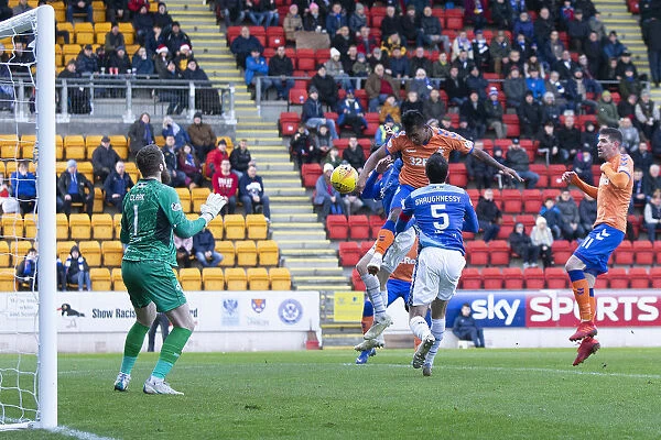 Rangers Alfredo Morelos Scores the Winning Goal Against St. Johnstone at McDiarmid Park: Scottish Premiership Showdown (2023 Scottish Cup Champions)