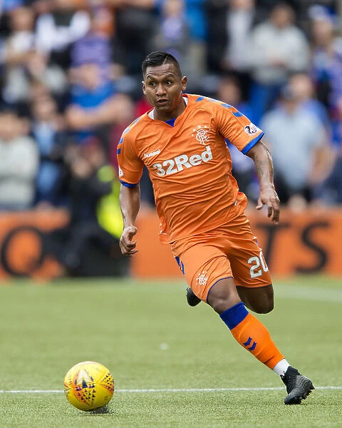 Rangers Alfredo Morelos Thrills in The Betfred Cup Clash at Rugby Park