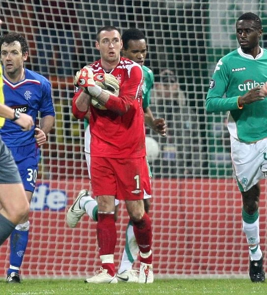 Rangers Allan McGregor Holds the Fort: 1-0 Victory Against Werder Bremen in UEFA Cup Round of 16