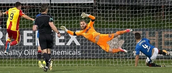 Rangers Alnwick Guards The Net: Betfred Cup Quarterfinal at Partick Thistle's Firhill