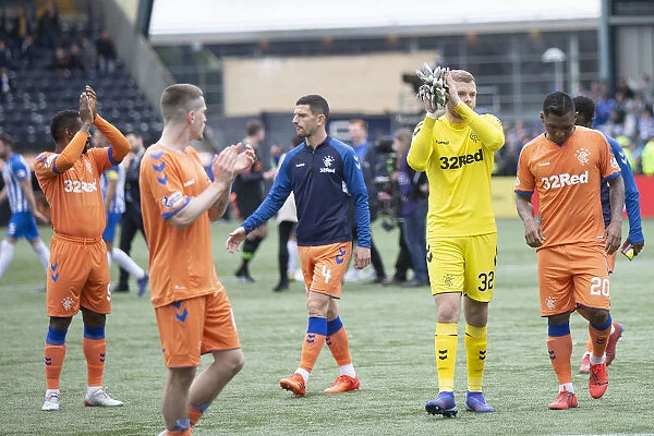 Rangers Andy Firth Salutes Kilmarnock Fans: Scottish Premiership Showdown at Rugby Park