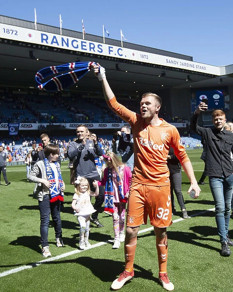 Rangers Andy Firth: Savoring Victory in the Old Firm Derby at Ibrox Stadium (Scottish Premiership & Scottish Cup Champions 2003)