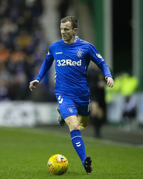 Rangers Andy Halliday in Action at Easter Road: Hibernian vs Rangers, Scottish Premiership, 2003 Scottish Cup Champions