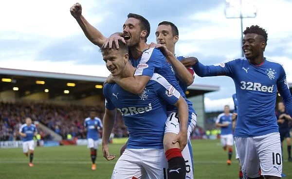 Rangers Andy Halliday: Dramatic League Cup Goal at Airdrieonians Excelsior Stadium