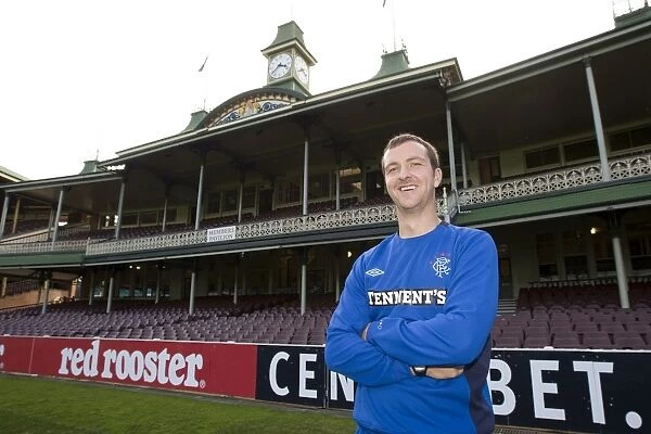 Rangers Andy Webster Discovers Cricket Passion at Sydney Cricket Ground during Festival of Football 2010