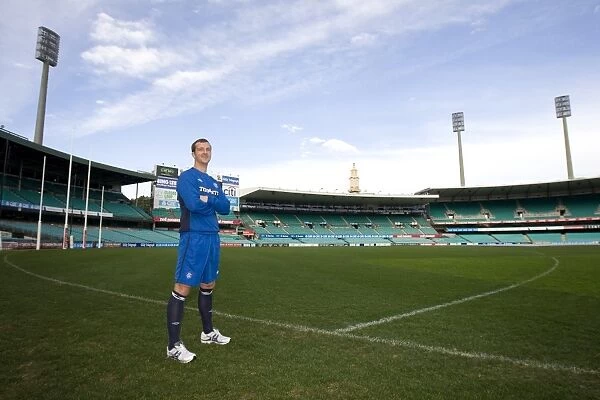 Rangers Andy Webster Unearths Cricket Passion at Sydney Cricket Ground during Festival of Football 2010