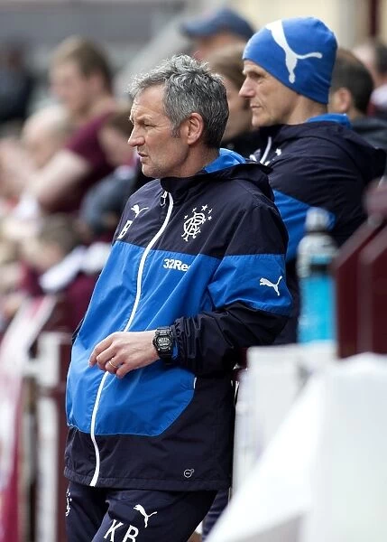 Rangers Assistant Manager Kenny Black at Tynecastle Stadium during Hearts vs Rangers (Scottish Championship Match, Scottish Cup Winners 2003)