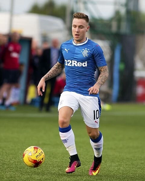 Rangers Barrie McKay in Action: Betfred Cup Clash at Ochilview Park