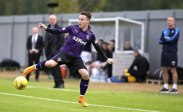 Rangers Barrie McKay in Action at Dumbarton's The Cheaper Insurance Direct Stadium - Ladbrokes Championship Match