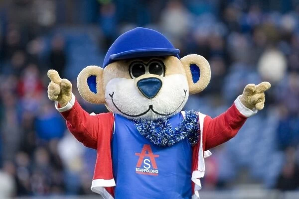 Rangers and Broxi Bear Celebrate Glorious 2-1 Victory over Inverness Caley Thistle at Ibrox Stadium