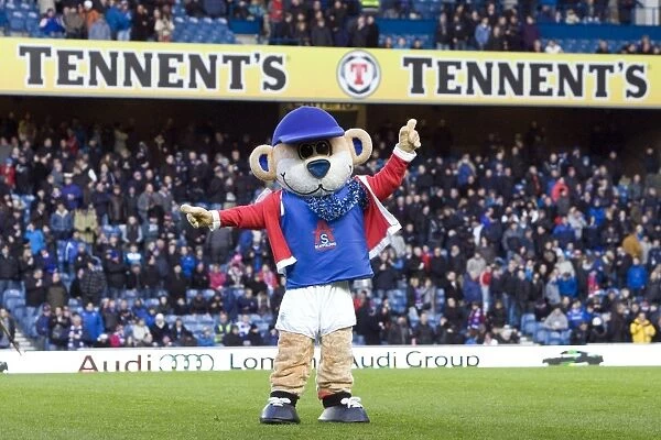 Rangers and Broxi Bear: Celebrating a Glorious 2-1 Scottish Premier League Victory