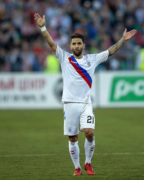 Rangers Candeias in Thrilling Europa League Action at Neftyanik Stadium