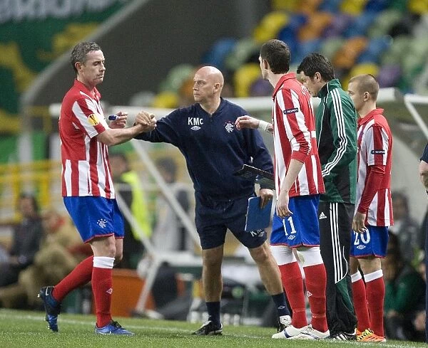 Rangers Captain David Weir Substituted in Intense UEFA Europa League Clash Against Sporting Lisbon (2-2)