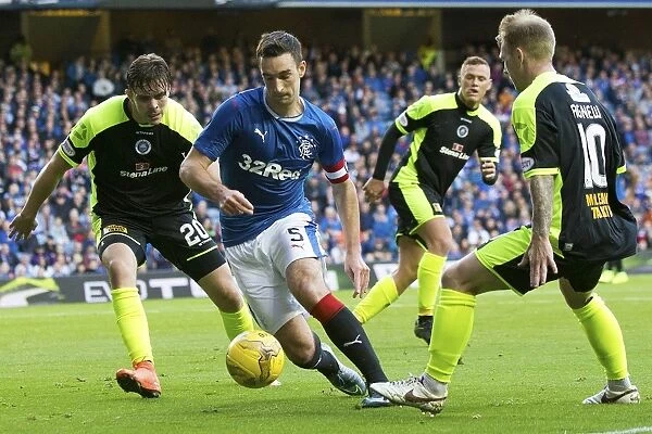 Rangers Captain Lee Wallace Ignites Team Spirit at Ibrox Stadium During Betfred Cup Match