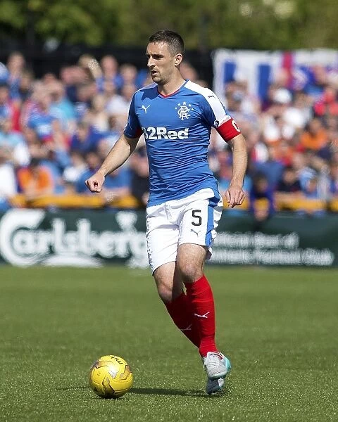 Rangers Captain Lee Wallace at Indodrill Stadium: Leading the 2003 Scottish Cup Champions