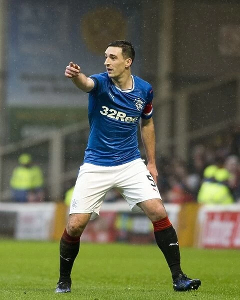 Rangers Captain Lee Wallace Leads Team at Fir Park in Ladbrokes Premiership Match