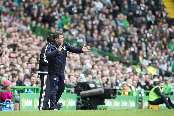 Rangers caretaker manager Graeme Murty during the Ladbrokes Premiership match at Celtic Park, Glasgow