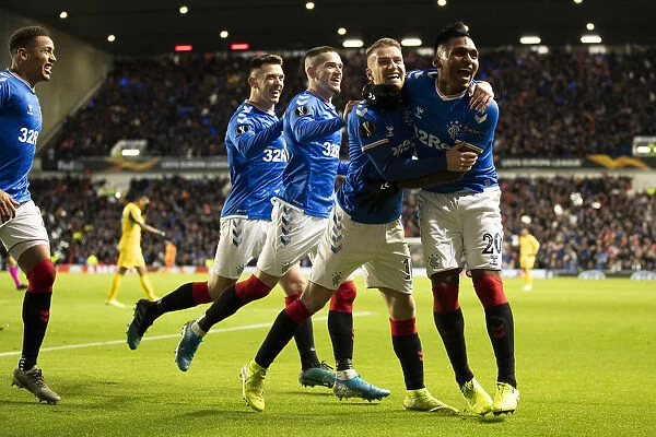 Rangers Celebrate 2-0 Over Porto in Europa League Group G at Ibrox Stadium