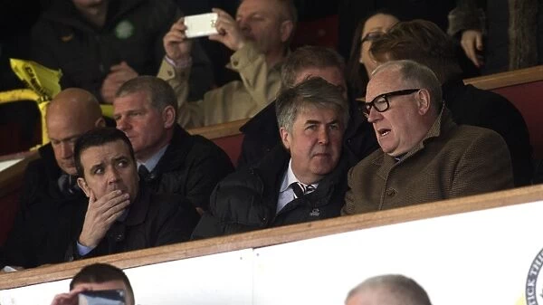 Rangers Chairman Malcolm Murray Witnesses Glasgow Cup Final Clash Against Celtic at Firhill Stadium (2013)