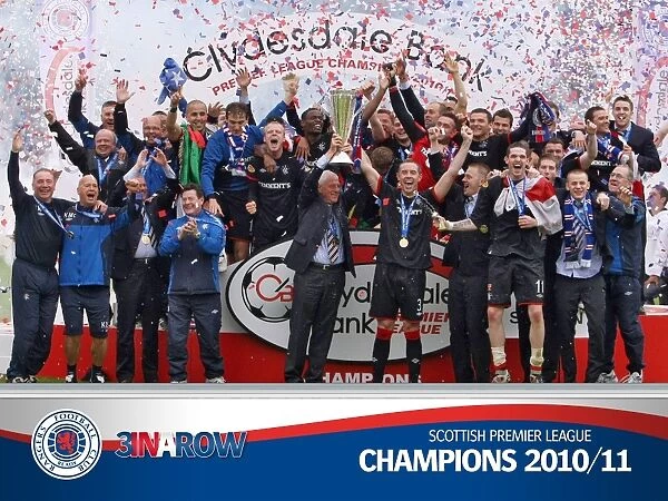 Rangers: Champions Again - Celebrating SPL Title Win at Tannadice Park Against Dundee United