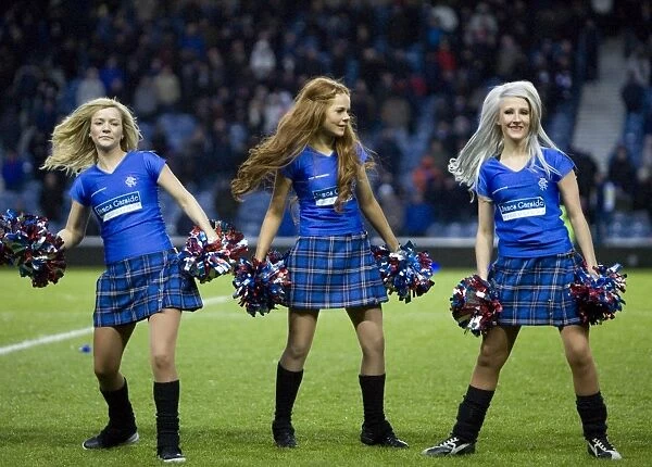 Rangers Cheerleaders: Triumphant in a Glorious 3-0 Victory over Motherwell at Ibrox Stadium