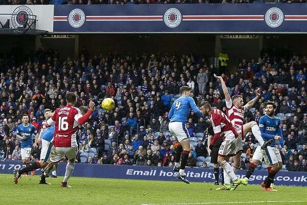Rangers Clint Hill Scores Dramatic Fourth Goal in Scottish Cup Quarterfinal at Ibrox Stadium (2003)