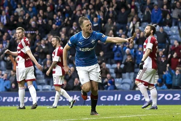 Rangers Clint Hill Scores the Thrilling Winner in Scottish Cup Quarterfinal at Ibrox Stadium (2003)