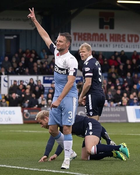 Rangers Clint Hill Thrills Fans with Last-Minute Goal vs. Ross County in Ladbrokes Premiership