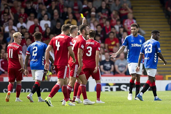 Rangers Connor Goldson Booked Against Aberdeen in Ladbrokes Premiership Clash