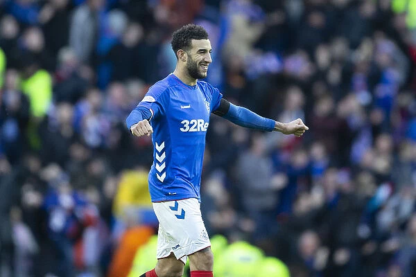 Rangers Connor Goldson: Celebrating Glory at Ibrox in the Scottish Premiership: A Throwback to the Scottish Cup Victory of 2003