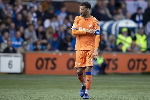 Rangers Connor Goldson Leads the Way at Rugby Park during Kilmarnock Clash - Scottish Premiership