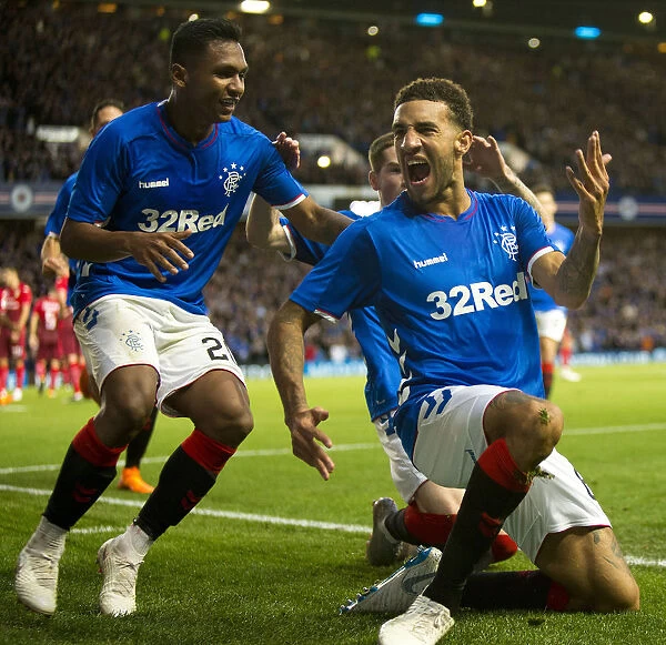 Rangers Connor Goldson Scores Stunning Goal in Europa League Play-Off vs FC Ufa at Ibrox