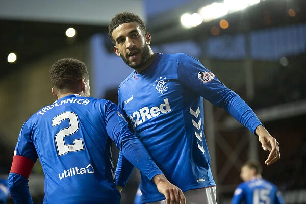 Rangers Connor Goldson Scores Thriller at Ibrox: Scottish Premiership Clash Against Hearts (Scottish Cup Champions 2003)