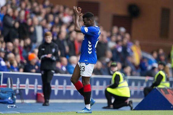 Rangers Coulibaly Suffers Injury in Rangers vs St Mirren at Ibrox Stadium (Ladbrokes Premiership)