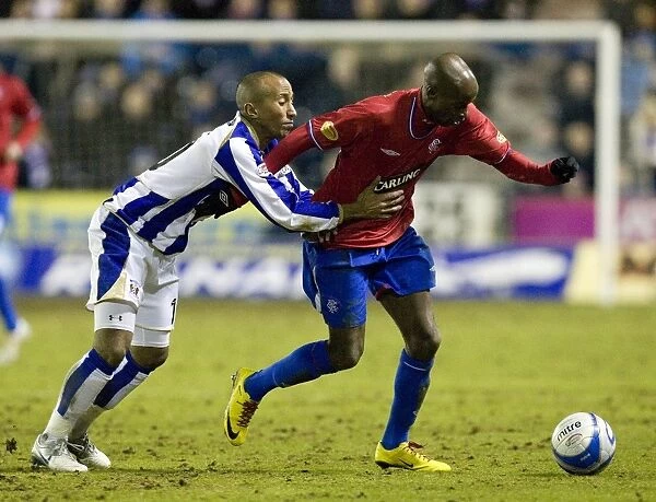 Rangers DaMarcus Beasley Scores the Second Goal Against Kilmarnock at Rugby Park (0-2)