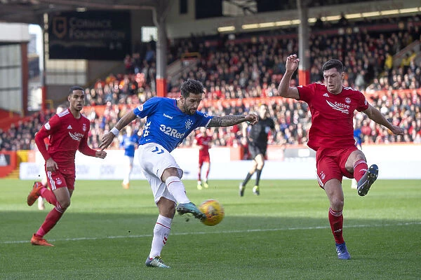 Rangers Daniel Candeias Aims for Glory: Scottish Cup Quarter-Final at Pittodrie Stadium