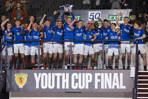 Rangers Daniel Finlayson: Celebrating Victory with the Scottish FA Youth Cup at Hampden Park (2003)