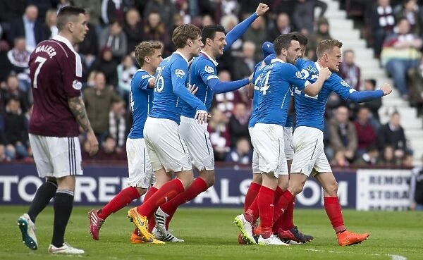 Rangers: Darren McGregor's Thrilling Goal Celebration vs Hearts at Tynecastle Stadium