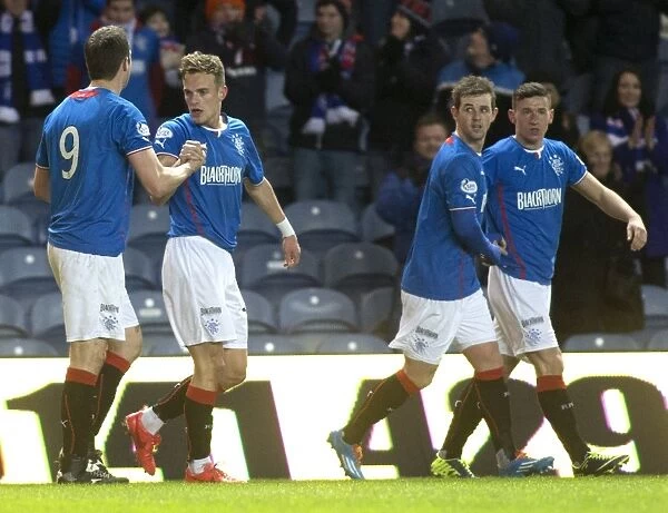 Rangers Dean Shiels Scores Brace Against Dunfermline in Scottish Cup Match at Ibrox