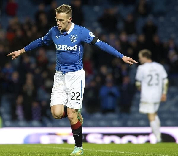 Rangers Dean Shiels: The Thrilling Moment of Scottish Cup Victory vs Dumbarton at Ibrox Stadium (SPFL Championship)