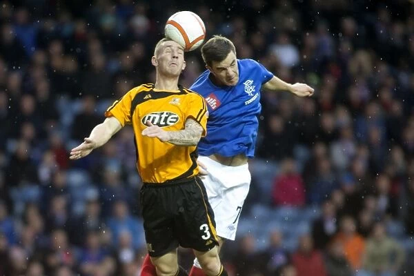Rangers Dominance: Andy Little Scores in Historic 7-0 Victory over Alloa Athletic at Ibrox Stadium