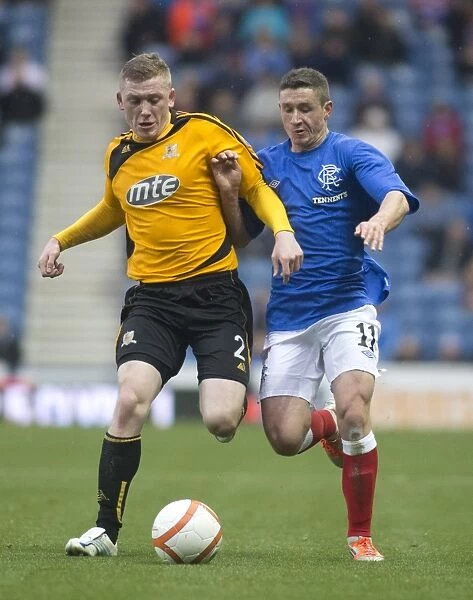 Rangers Dominance: Fraser Aird Nets One of Seven in Rangers 7-0 Victory over Alloa Athletic at Ibrox Stadium