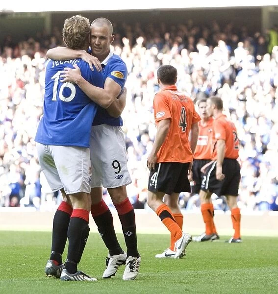 Rangers Double Delight: Kenny Miller's Brace Leads 4-0 Victory Over Dundee United at Ibrox