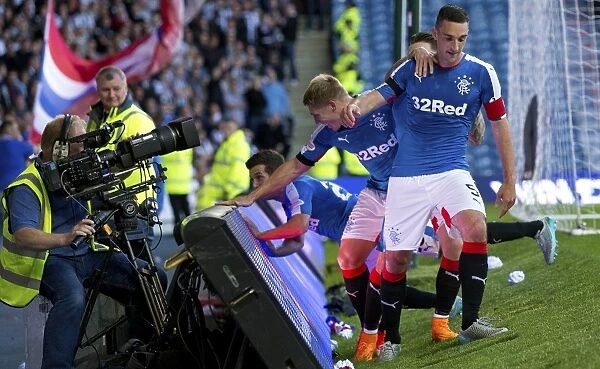 Rangers Double Delight: Lee Wallace Scores and Secures Championship and Scottish Cup Double at Ibrox Stadium